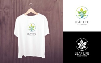 Leaf life - Nature logo design