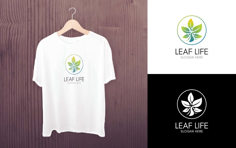 Leaf life - Nature logo design Logo Template