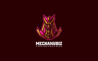 Mechanubis Mascot Cartoon Logo