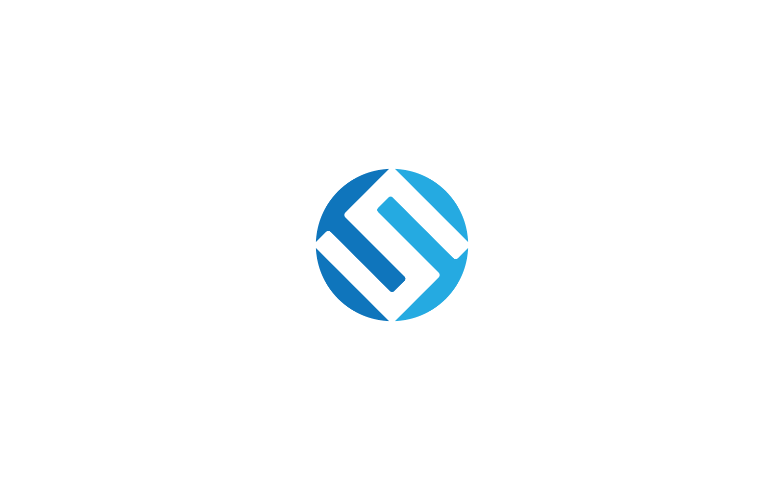 Business S letter logo flat design vector