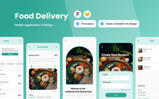 Dieting Tong - Food Delivery Mobile App