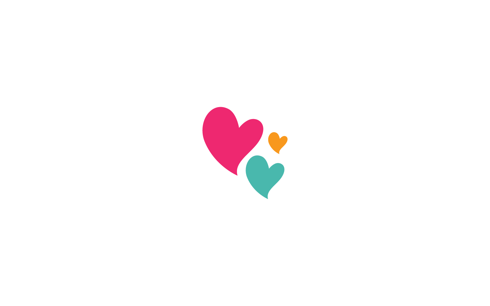 Love Logo illustration flat design vector