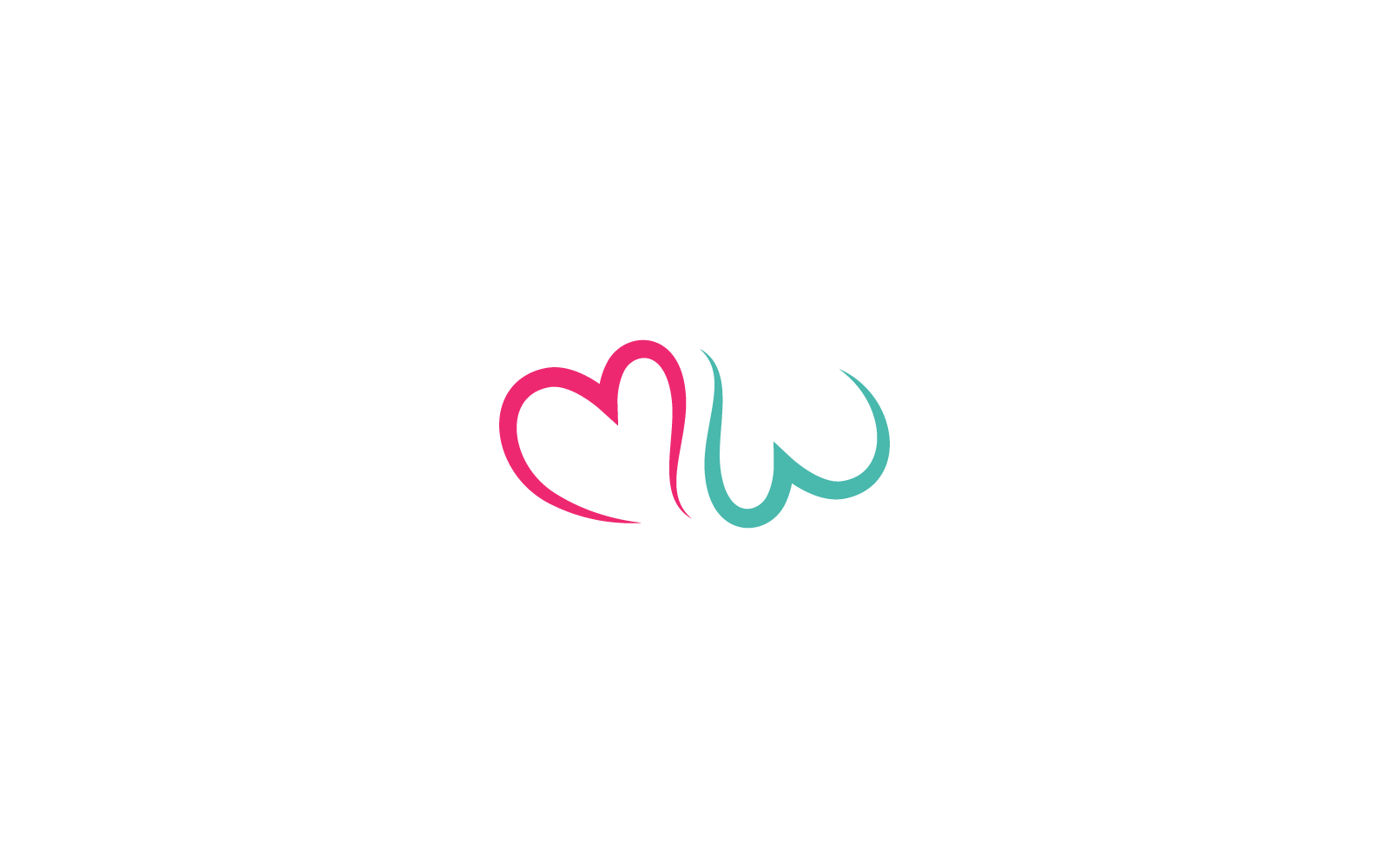 Love Logo illustration icon flat design