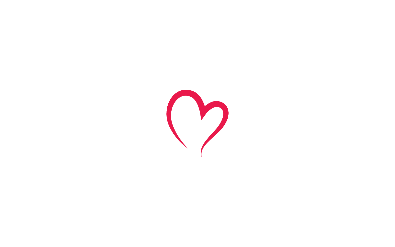 Love Logo Vector icon design Template