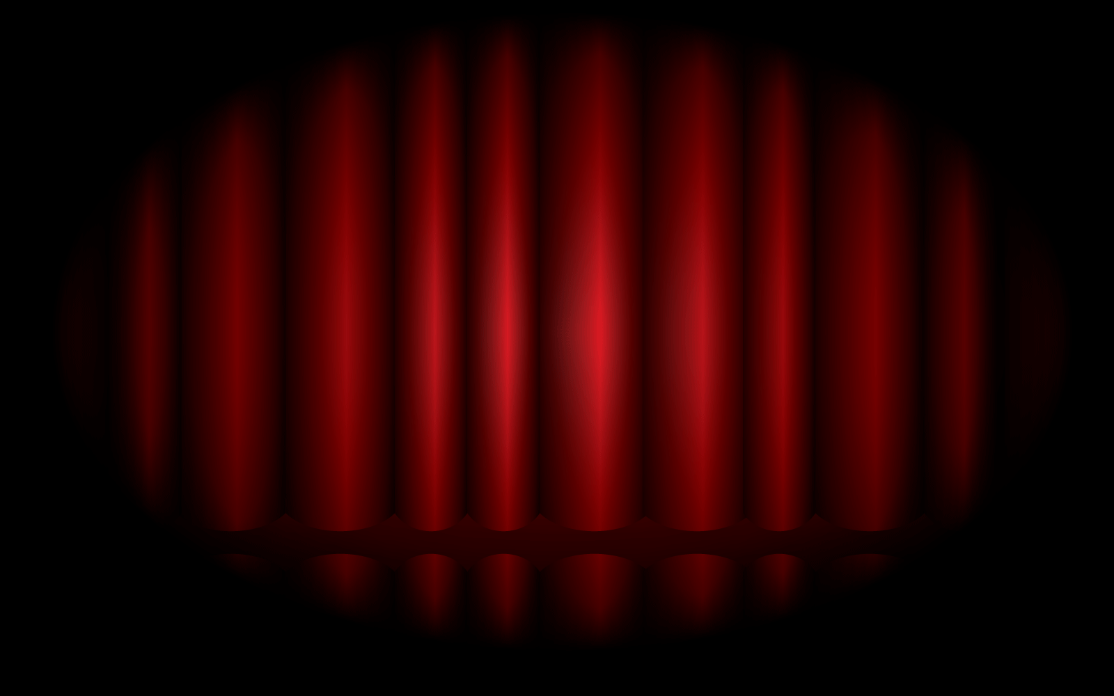 Red Curtain stage background illustration vector Logo Template