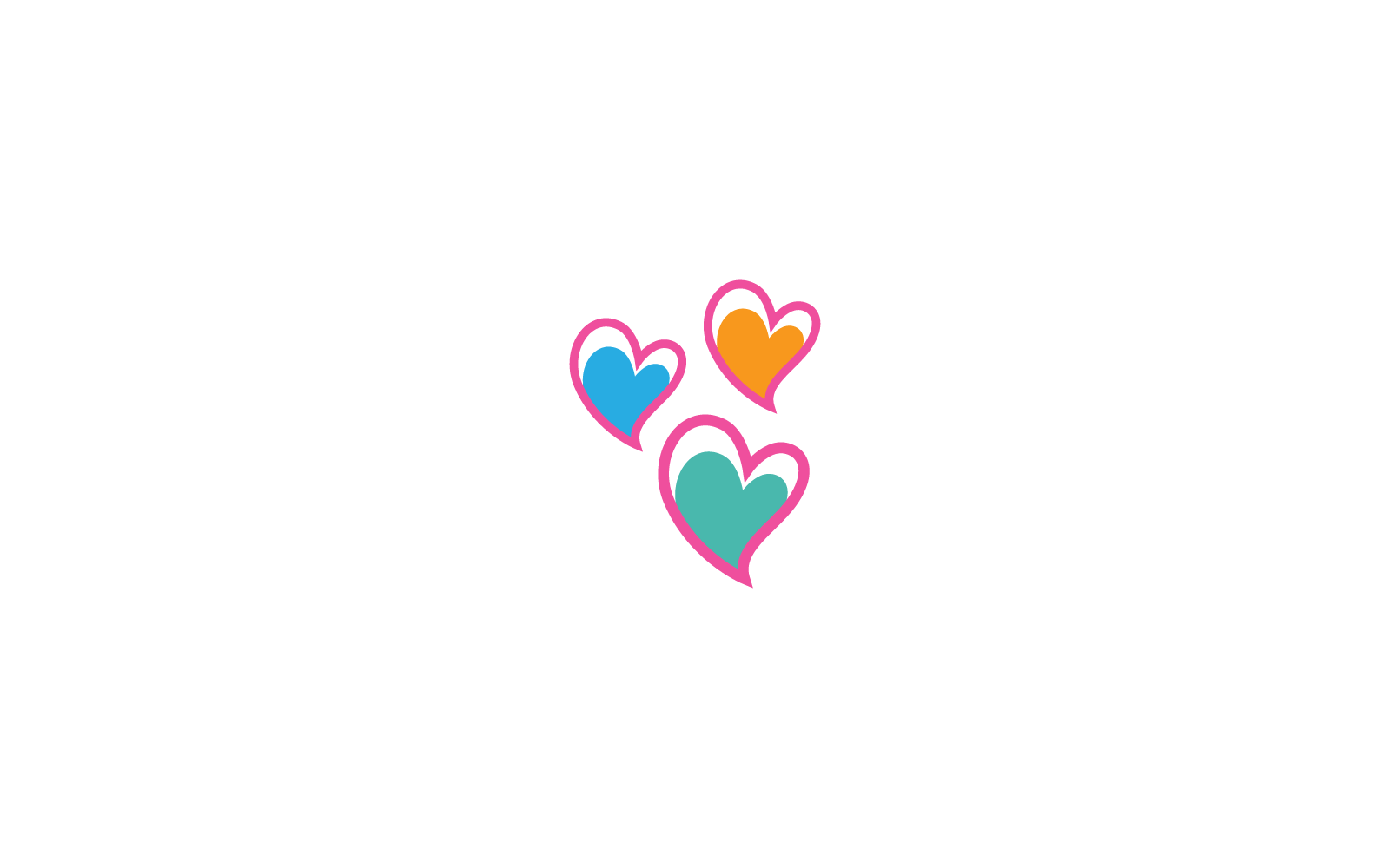 Amor Logo ilustración diseño icono vector