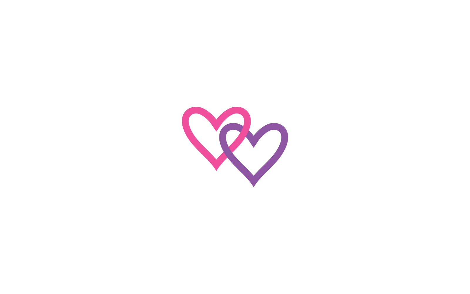 Amor Logo ilustración icono diseño plantilla vector