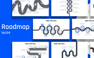 Business Infographic Roadmap Template