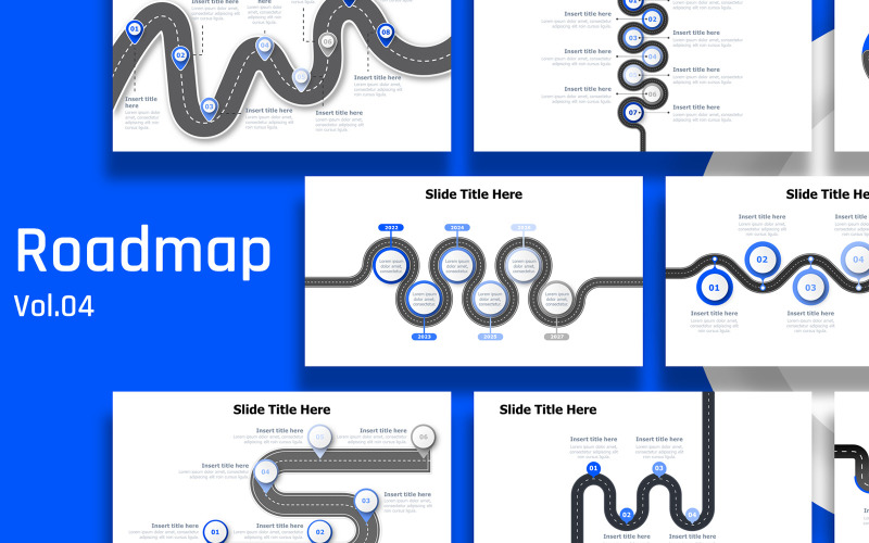 Business Infographic Roadmap Template PowerPoint Template