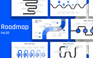 Business roadmap Infographic Easy to Use