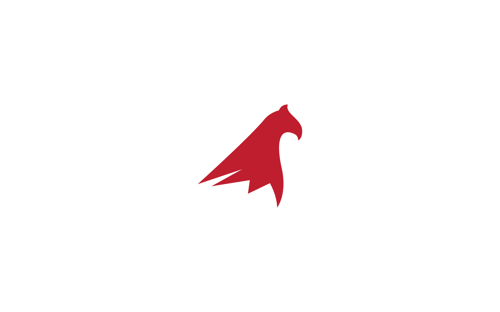 Falcon Eagle Bird Logo icona modello vettoriale