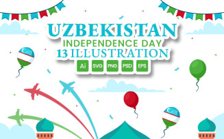 13 Uzbekistan Independence Day Illustration