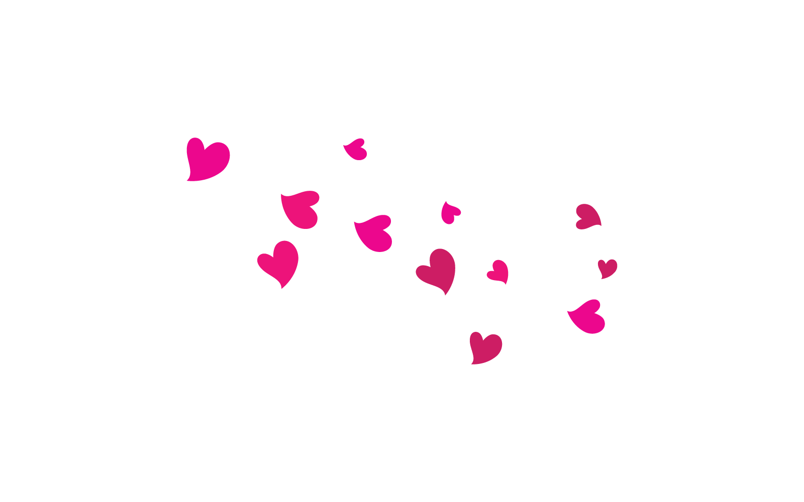Liefde achtergrondkleur illustratie vector ontwerpsjabloon