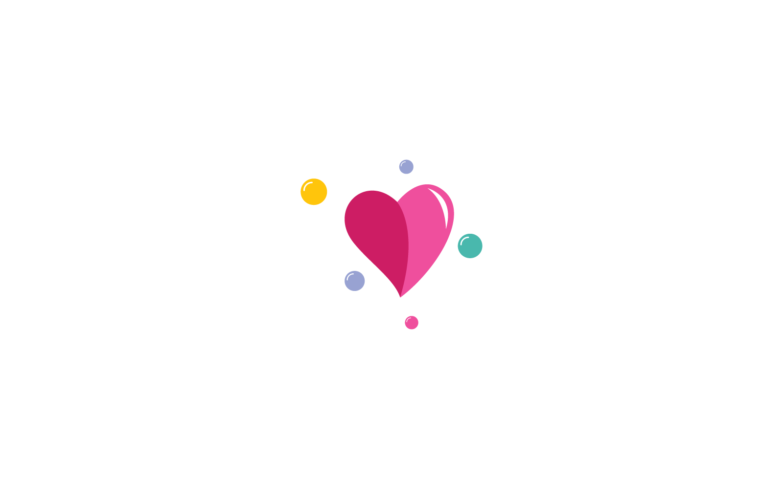 Liefde ontwerp vector logo sjabloon