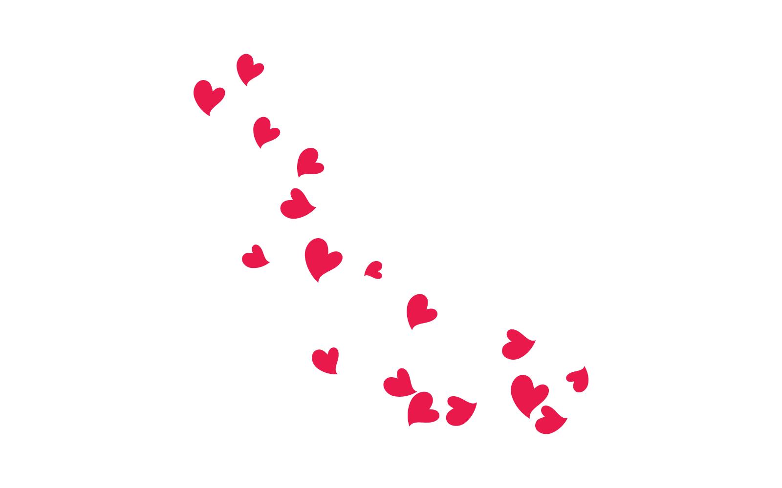 Love backgound design vector template Logo Template