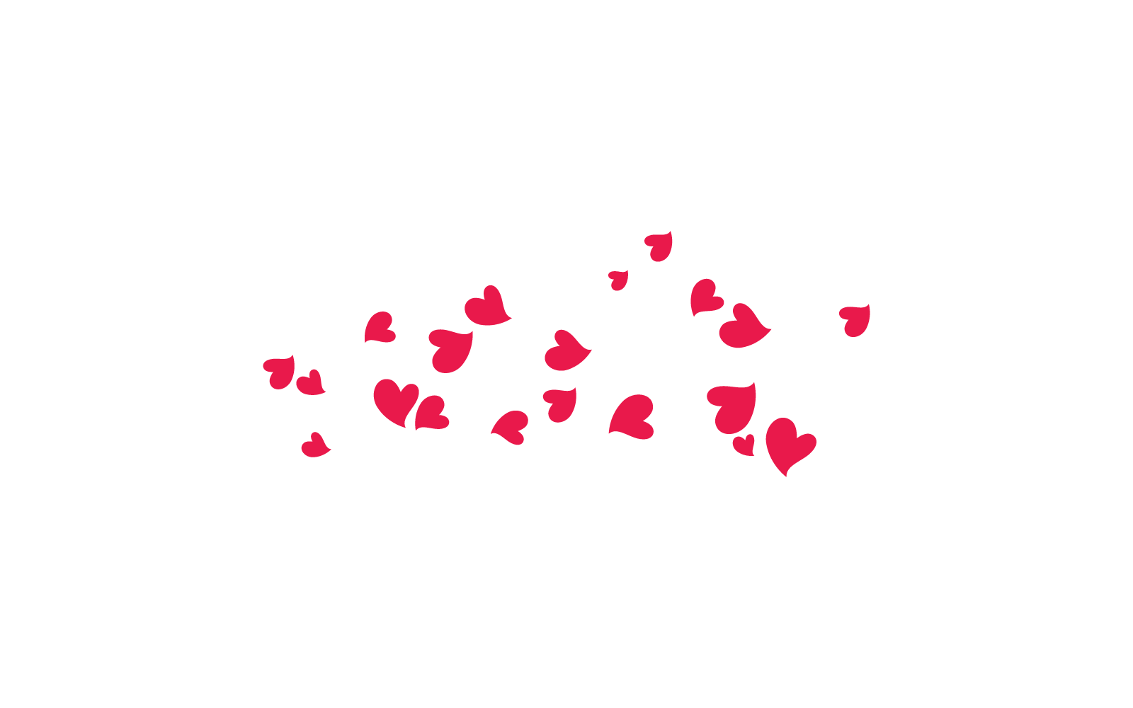 Love backgound icon design vector template