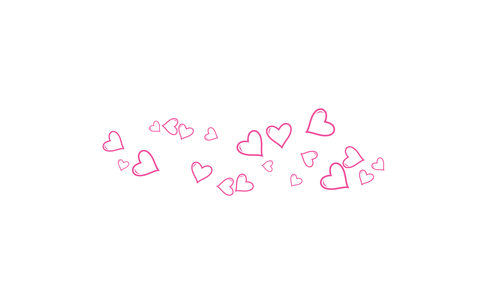 Love backgound icon logo vector template