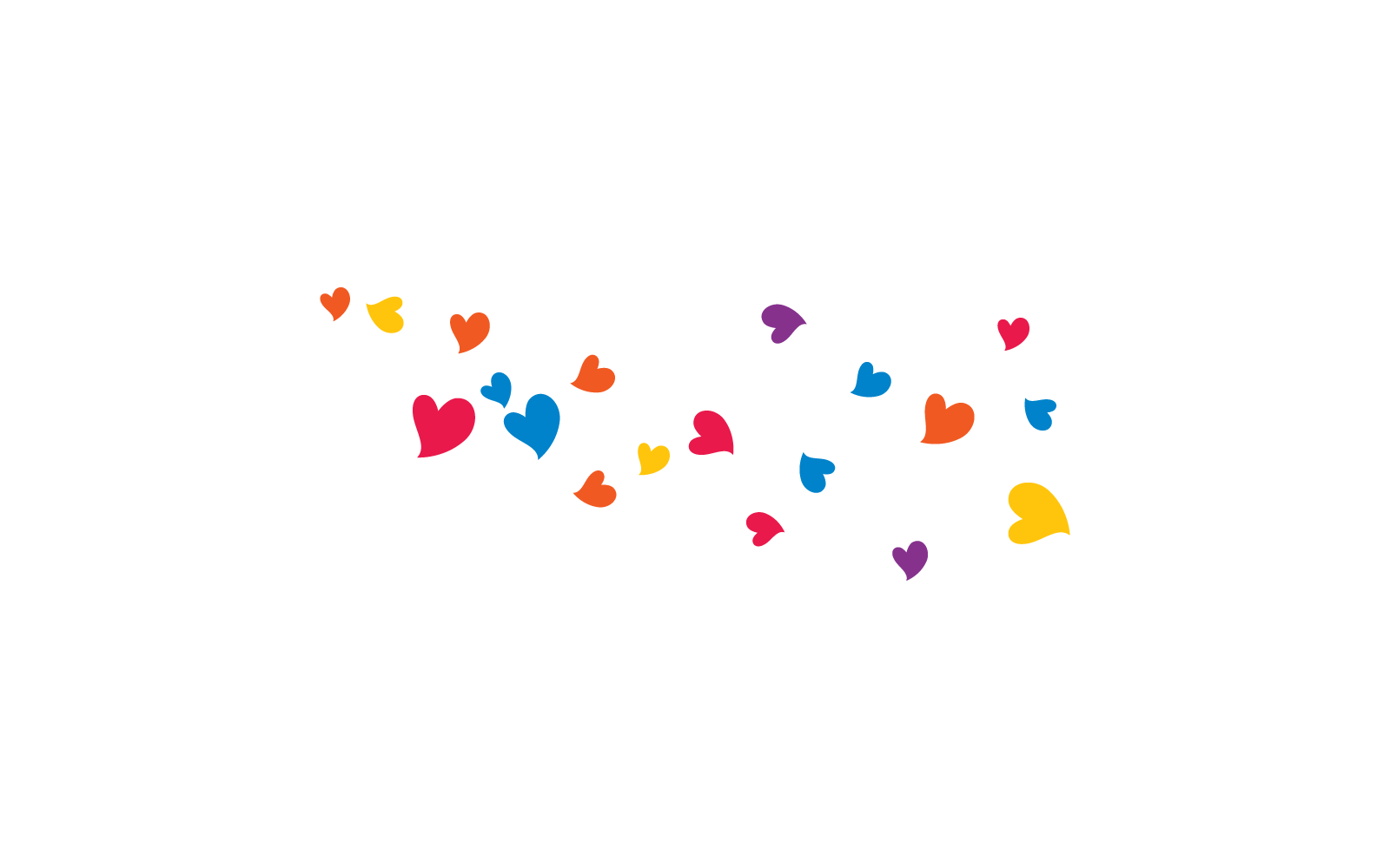 Love backgound illustration design icon vector
