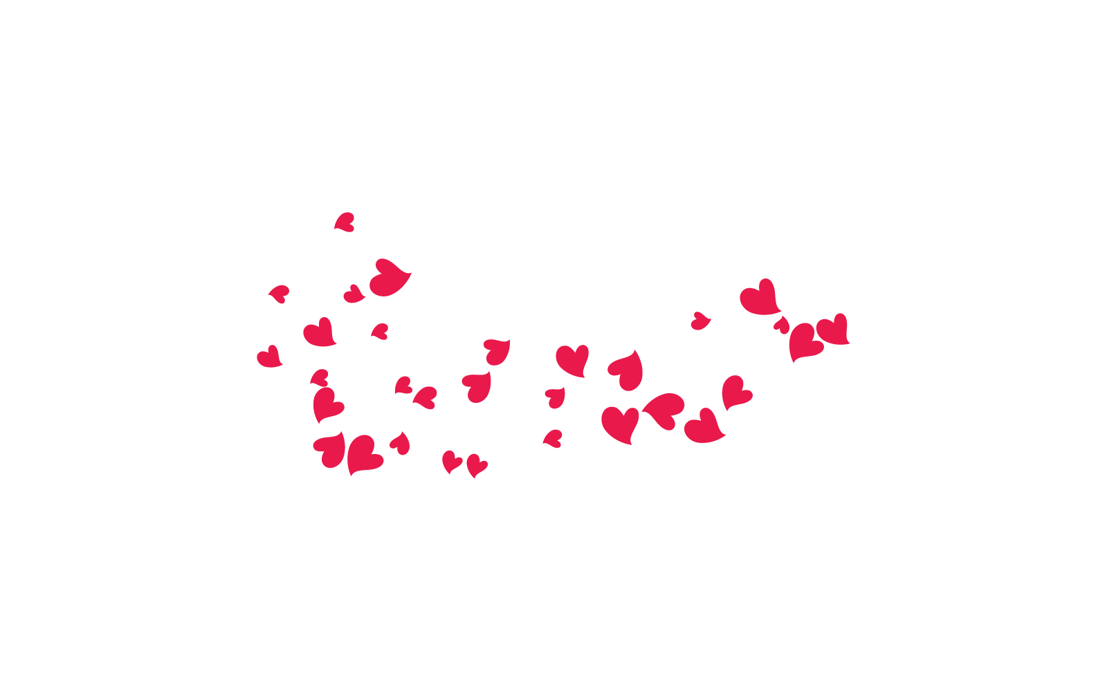 Love backgound illustration icon vector template