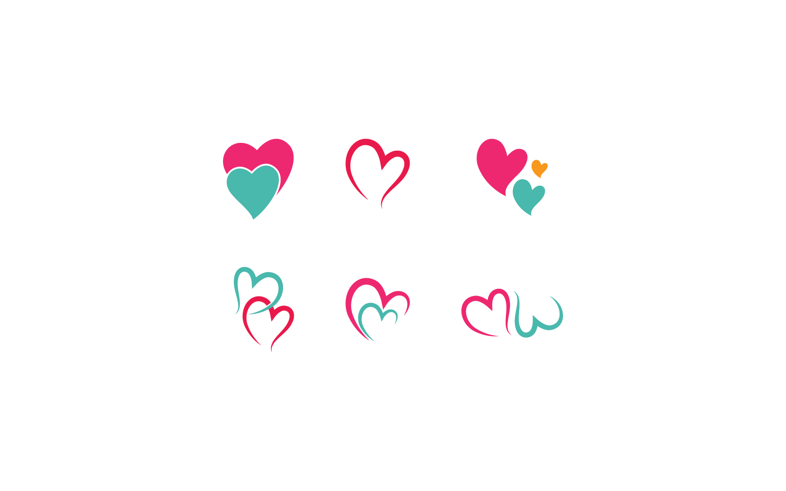 Love Logo design icon vector