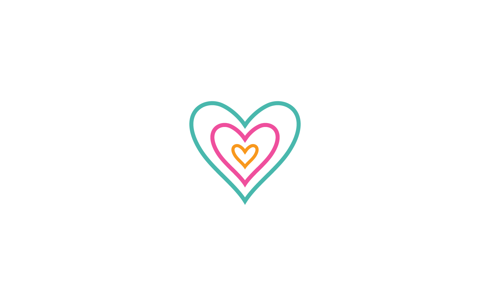 Love Logo icon illustration flat design Template