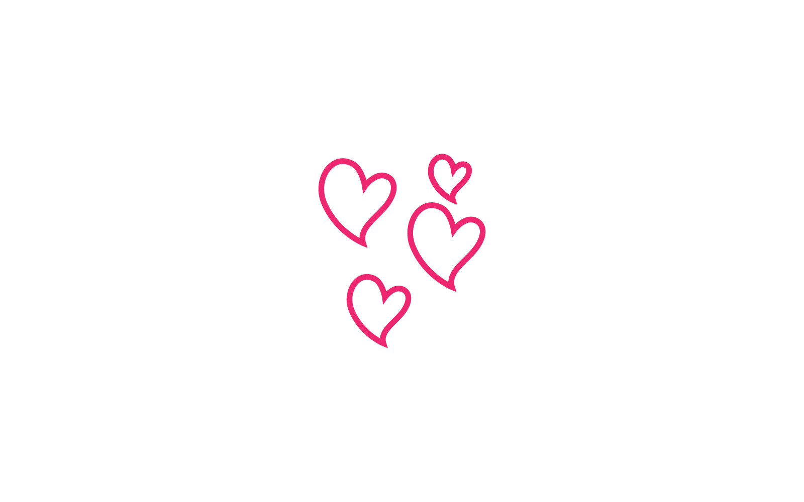 Love Logo illustration design icon Template