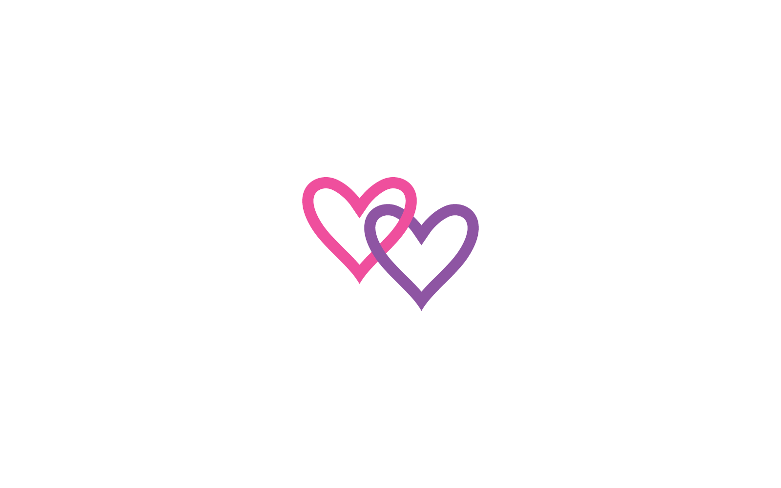 Love Logo illustration icon design Template vector