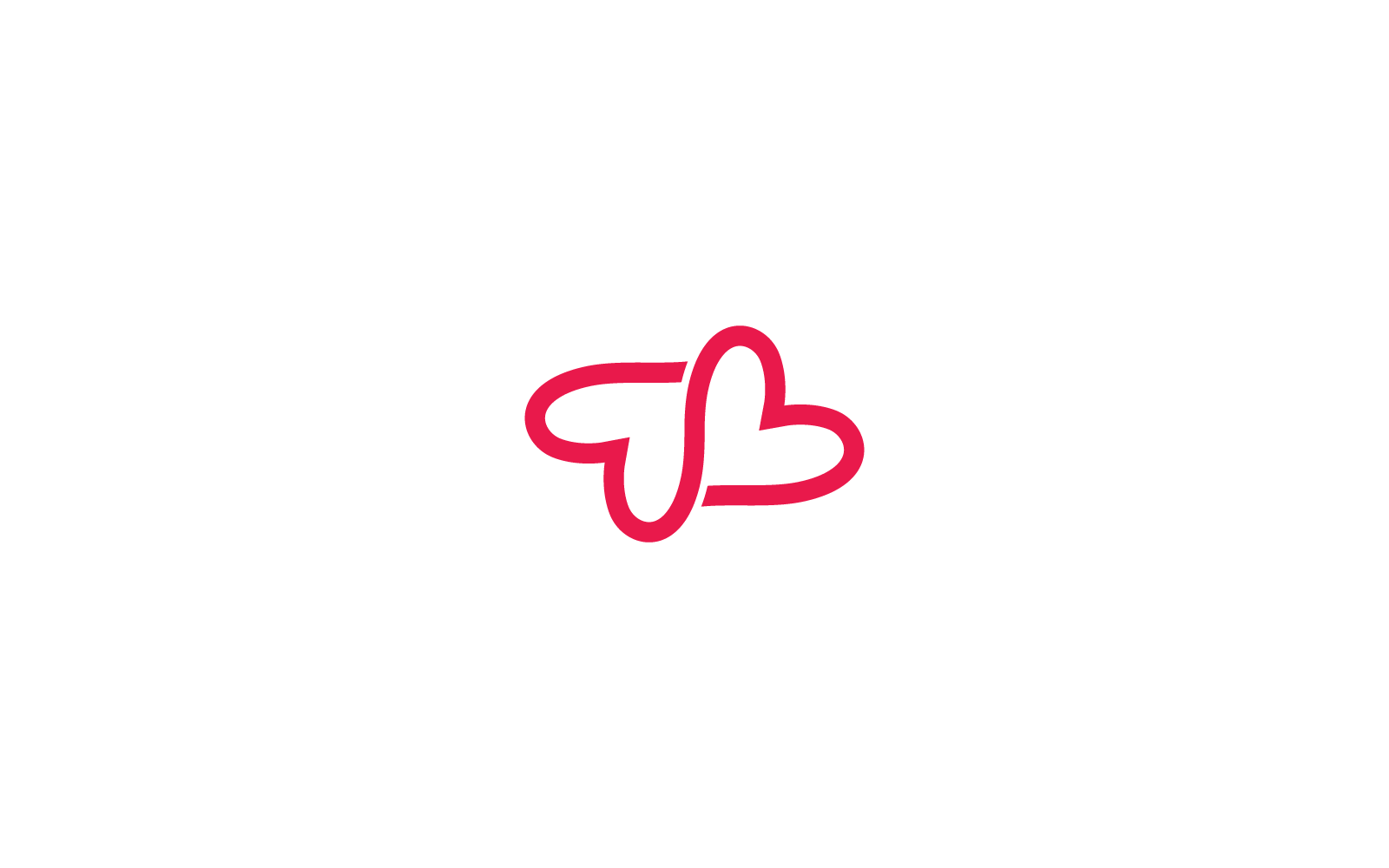 Amore Logo Vector icona modello illustrazione disegno