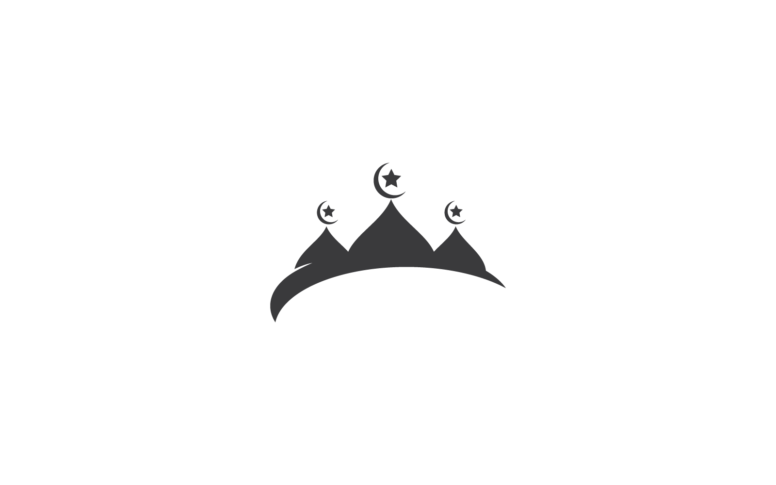 Islamic logo, Mosque design icon vector template
