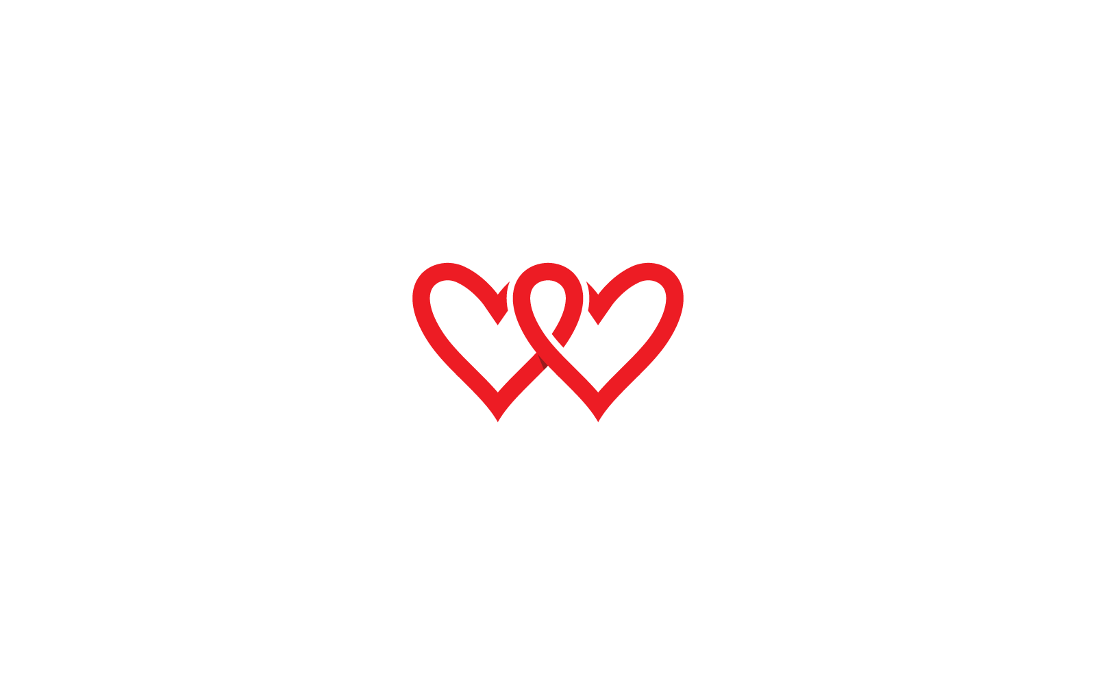 Love Logo flat design Vector icon illustration Template Logo Template