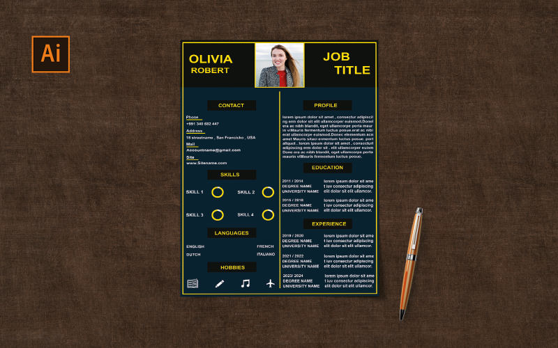 Free creative Resume template Resume Template