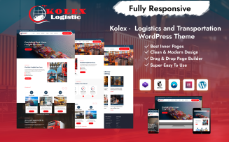 Kolex - Logistics and Transportation WordPress Theme