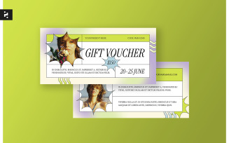 Classic Y2K Gift Voucher Template