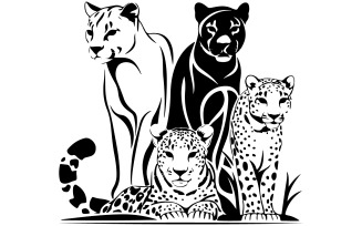 royalty-free lion vector graphics for your creative projects.