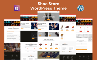 Shoe Store WooCommerce Elementor WordPress Theme