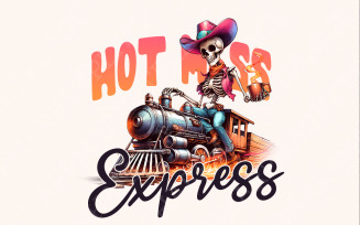 Hot Mess Express PNG, Mental Health PNG, Funny png Shirt, Trendy Png, Sublimation Designs