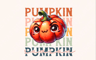 Retro Pumpkin Season Png, Fall Vibes Png, Autumn Pumpkin Png, Pumpkin Designs, Spooky Season