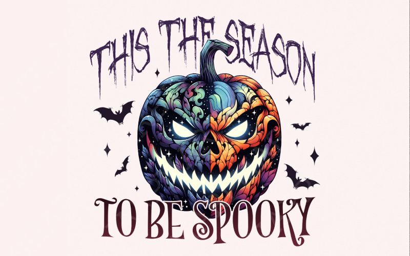 This the Season to Be Spooky PNG, Halloween Png, Spooky Season Png, Pumpkin Png Illustration