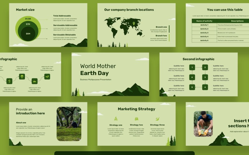 World Mother Earth Day Keynote Keynote Template