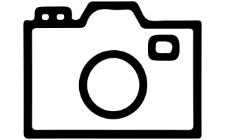 Camera icons vector with white background