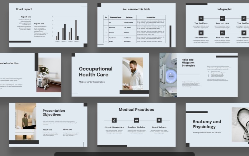 Health care Keynote Presentation Keynote Template