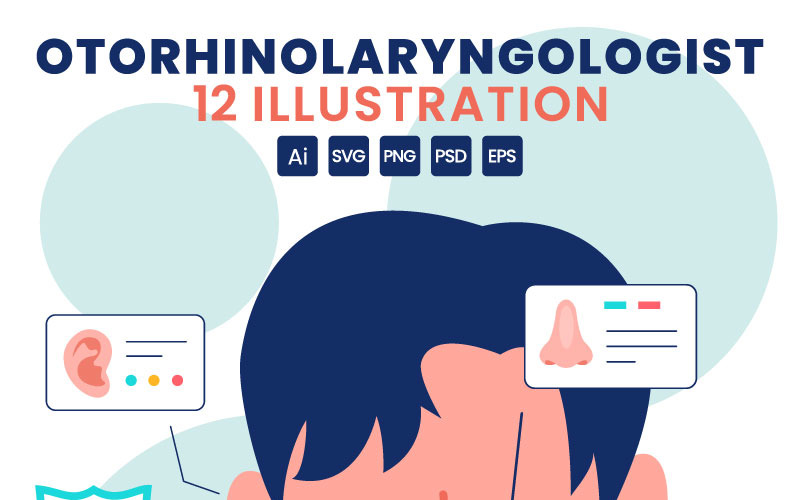 12 Otorhinolaryngologist Illustration