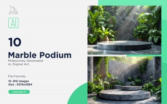 Marble Podium 10 Set Vol - 11