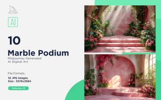 Marble Podium 10 Set Vol - 12