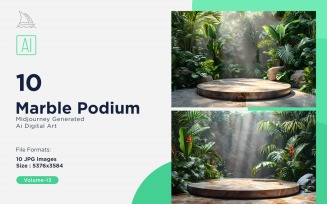 Marble Podium 10 Set Vol - 13