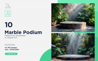 Marble Podium 10 Set Vol - 16