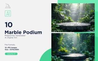 Marble Podium 10 Set Vol - 17