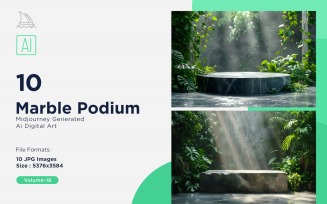 Marble Podium 10 Set Vol - 18