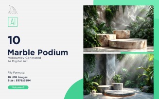 Marble Podium 10 Set Vol - 2