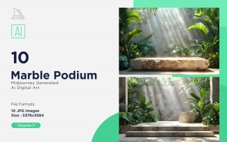 Marble Podium 10 Set Vol - 7